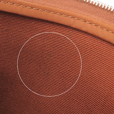 エルメス HERMES エールバッグジップPM 31 オレンジ×ナチュラル トワルオフィシエ ヴァッシュハンター 2WAYバッグ シルバー金具 茶 バイカラー