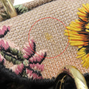 クリスチャン・ディオール Christian Dior レディ D-ライト M0500OEAU ピンクベージュ キャンバス 2WAYバッグ シャンパンゴールド金具 Petites Fleurs 花柄