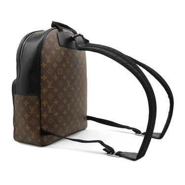 ルイヴィトン LOUIS VUITTON ジョッシュ M41530 モノグラムマカサー モノグラムマカサー リュック・デイパック シルバー金具 黒 バックパック