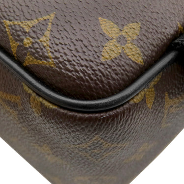 ルイヴィトン LOUIS VUITTON ジョッシュ M41530 モノグラムマカサー モノグラムマカサー リュック・デイパック シルバー金具 黒 バックパック