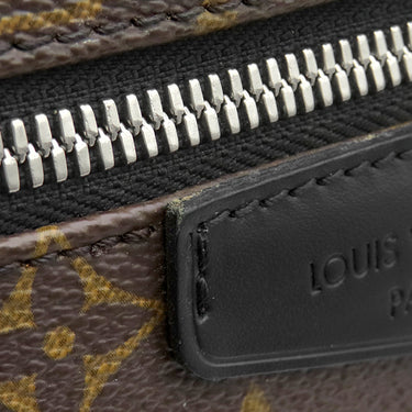 ルイヴィトン LOUIS VUITTON ジョッシュ M41530 モノグラムマカサー モノグラムマカサー リュック・デイパック シルバー金具 黒 バックパック
