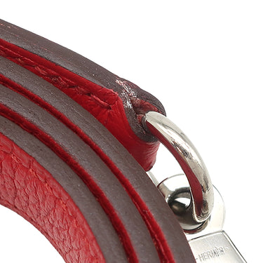 エルメス HERMES ケリー28 内縫い ヴェルソ ルージュグレナ×ルージュクー エバーカラー 2WAYバッグ シルバー金具 ハンドバッグ ショルダー