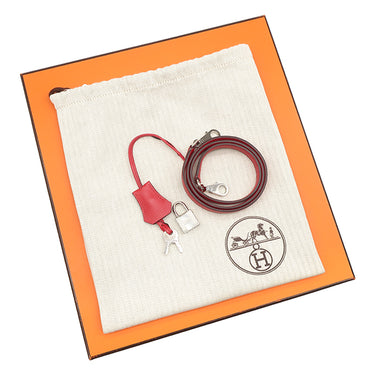 エルメス HERMES ケリー28 内縫い ヴェルソ ルージュグレナ×ルージュクー エバーカラー 2WAYバッグ シルバー金具 ハンドバッグ ショルダー
