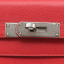 エルメス HERMES ケリー28 内縫い ヴェルソ ルージュグレナ×ルージュクー エバーカラー 2WAYバッグ シルバー金具 ハンドバッグ ショルダー