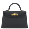 エルメス HERMES ミニケリードゥ 外縫い ブラック ヴォーエプソン 2WAYバッグ ゴールド金具 新品 未使用 黒 ショルダー 2026年製