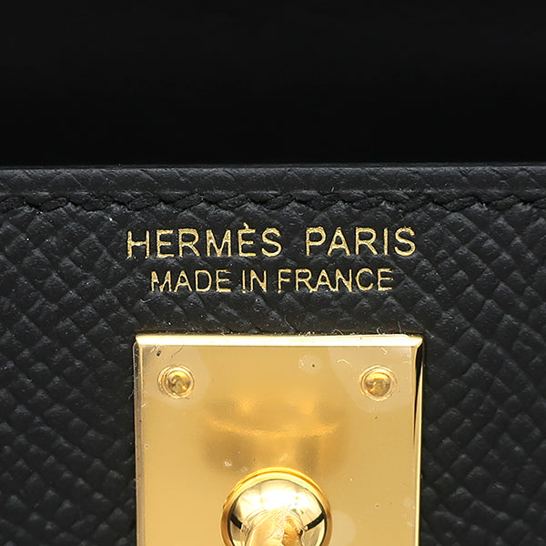 エルメス HERMES ミニケリードゥ 外縫い ブラック ヴォーエプソン 2WAY