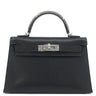 エルメス HERMES ミニケリードゥ タッチ 外縫い ブラック×オンブレ リザード シェーブルシャムキラ 2WAYバッグ シルバー金具 新品 未使用 黒 2025年製