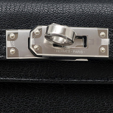 エルメス HERMES ミニケリードゥ タッチ 外縫い ブラック×オンブレ リザード シェーブルシャムキラ 2WAYバッグ シルバー金具 新品 未使用 黒 2025年製