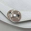 エルメス HERMES リンディ 26 ブルーグラシエ トリヨンクレマンス 2WAYバッグ シルバー金具 ブルーグレー 2024年製