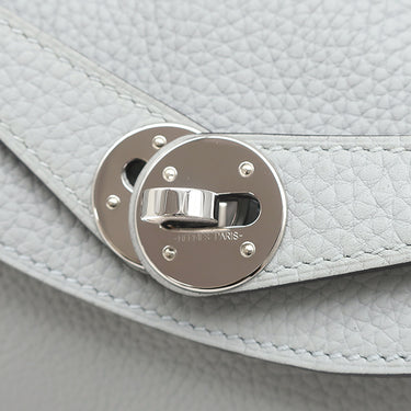 エルメス HERMES リンディ 26 ブルーグラシエ トリヨンクレマンス 2WAYバッグ シルバー金具 ブルーグレー 2024年製