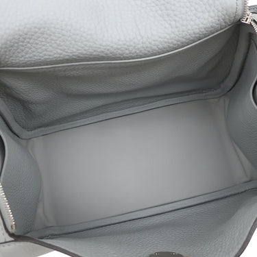 エルメス HERMES リンディ 26 ブルーグラシエ トリヨンクレマンス 2WAYバッグ シルバー金具 ブルーグレー 2024年製
