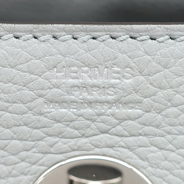 エルメス HERMES リンディ 26 ブルーグラシエ トリヨンクレマンス 2WAYバッグ シルバー金具 ブルーグレー 2024年製