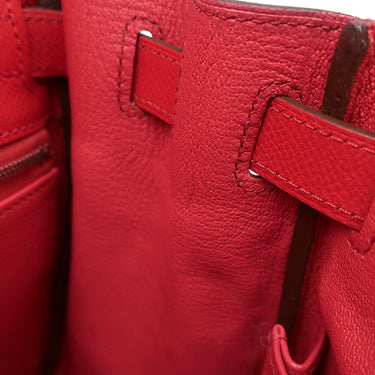 エルメス HERMES ケリー28 内縫い ブーケンビリア ヴォーエプソン 2WAYバッグ シルバー金具 ピンク