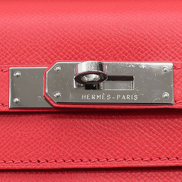 エルメス HERMES ケリー28 内縫い ブーケンビリア ヴォーエプソン 2WAYバッグ シルバー金具 ピンク
