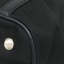 プラダ PRADA メタルロゴ トート NERO ナイロン レザー 2WAYバッグ シルバー金具 ショルダー 黒