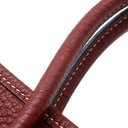エルメス HERMES ガーデンパーティーTPM ルージュアッシュ ネゴンダ トートバッグ シルバー金具 赤 ボルドー オールレザー