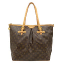 ルイヴィトン LOUIS VUITTON パレルモ GM M40146 モノグラム モノグラムキャンバス 2WAYバッグ ゴールド金具 茶 ショルダー トート