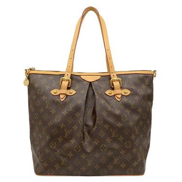 ルイヴィトン LOUIS VUITTON パレルモ GM M40146 モノグラム モノグラムキャンバス 2WAYバッグ ゴールド金具 茶 ショルダー トート