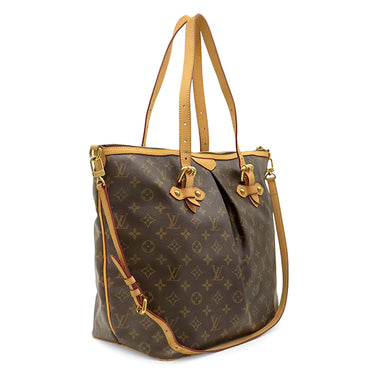 ルイヴィトン LOUIS VUITTON パレルモ GM M40146 モノグラム モノグラムキャンバス 2WAYバッグ ゴールド金具 茶 ショルダー トート