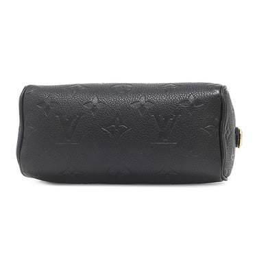 ルイヴィトン LOUIS VUITTON ナノ スピーディ M82450 ブラック モノグラムアンプラント 2WAYバッグ ゴールド金具 ハンドバッグ ショルダー