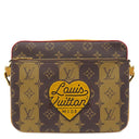 ルイヴィトン LOUIS VUITTON トリオ メッセンジャー M45965 モノグラム ストライプ モノグラムキャンバス モノグラムストライプキャンバス ショルダーバッグ ゴールド金具 NIGOコラボ