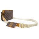ルイヴィトン LOUIS VUITTON トリオ メッセンジャー M45965 モノグラム ストライプ モノグラムキャンバス モノグラムストライプキャンバス ショルダーバッグ ゴールド金具 NIGOコラボ
