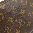 ルイヴィトン LOUIS VUITTON ミュルティ ポシェット アクセソワール M44813 カーキ モノグラムキャンバス ショルダーバッグ ゴールド金具 ポーチ