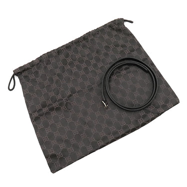 バレンシアガ BALENCIAGA ザ ハッカー プロジェクト ジャッキー 1961 680132 ブラック キャンバス レザー 2WAYバッグ シルバー金具 黒 GUCCI グッチ コラボ ショルダー