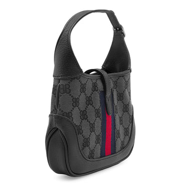 バレンシアガ BALENCIAGA ザ ハッカー プロジェクト ジャッキー 1961 680132 ブラック キャンバス レザー 2WAYバッグ シルバー金具 黒 GUCCI グッチ コラボ ショルダー