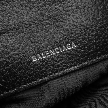 バレンシアガ BALENCIAGA ザ ハッカー プロジェクト ジャッキー 1961 680132 ブラック キャンバス レザー 2WAYバッグ シルバー金具 黒 GUCCI グッチ コラボ ショルダー