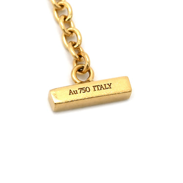 ティファニー Tiffany & Co Tスマイル イエローゴールド K18YG ブレスレット 750 18K YG