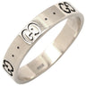 グッチ GUCCI アイコン ホワイトゴールド K18WG #19 リング 指輪 ICON 18K K18 WG 18号