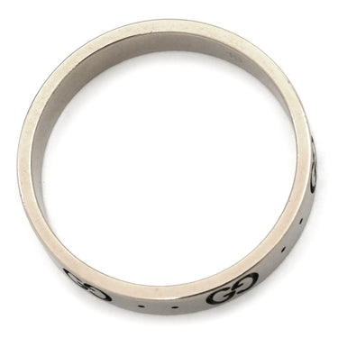 グッチ GUCCI アイコン ホワイトゴールド K18WG #19 リング 指輪 ICON 18K K18 WG 18号
