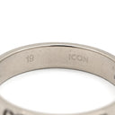 グッチ GUCCI アイコン ホワイトゴールド K18WG #19 リング 指輪 ICON 18K K18 WG 18号