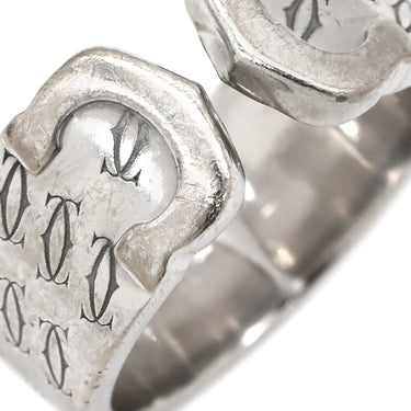 カルティエ Cartier C2リング 2000年クリスマス限定 ホワイトゴールド K18WG #50(JP10) リング 指輪 Cドゥ 2C 750WG 18K 18金 9.5号