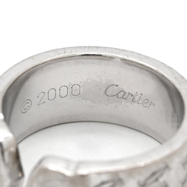 カルティエ Cartier C2リング 2000年クリスマス限定 ホワイトゴールド K18WG #50(JP10) リング 指輪 Cドゥ 2C 750WG 18K 18金 9.5号