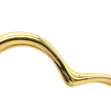 ティファニー Tiffany & Co オープンハート 36mm イエローゴールド K18YG ネックレス T＆Co. 18K 18金 750 YG エルサペレッティ ロング ラージ