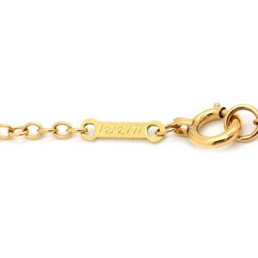 ティファニー Tiffany & Co オープンハート 36mm イエローゴールド K18YG ネックレス T＆Co. 18K 18金 750 YG エルサペレッティ ロング ラージ