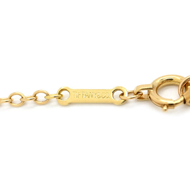 ティファニー Tiffany & Co オープンハート 36mm イエローゴールド K18YG ネックレス T＆Co. 18K 18金 750 YG エルサペレッティ ロング ラージ