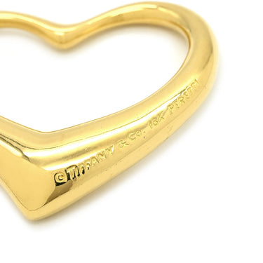 ティファニー Tiffany & Co オープンハート 36mm イエローゴールド K18YG ネックレス T＆Co. 18K 18金 750 YG エルサペレッティ ロング ラージ
