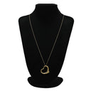 ティファニー Tiffany & Co オープンハート 36mm イエローゴールド K18YG ネックレス T＆Co. 18K 18金 750 YG エルサペレッティ ロング ラージ