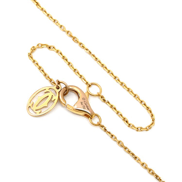 カルティエ Cartier ダムール XS B7224516 ピンクゴールド ダイヤモンド K18PG ネックレス ミニモデル 1P 一粒 750 PG