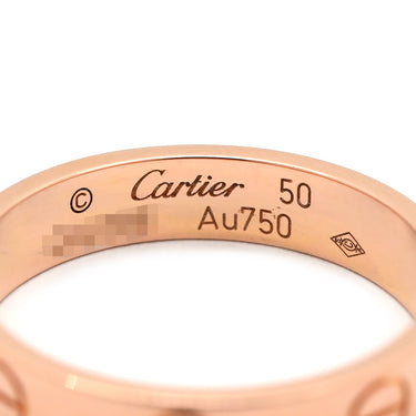カルティエ Cartier ミニラブリング B4085200 ピンクゴールド K18PG #50(JP10) リング 指輪 スモールモデル LOVE Ring 18K 750PG 10号