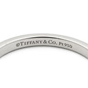 ティファニー Tiffany & Co フォーエバー ダイヤ バンドリング プラチナシルバー Pt950 ダイヤモンド リング 指輪 T＆Co. 三粒 3P プラチナ ウエディング 13.5号
