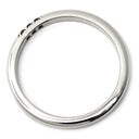 ティファニー Tiffany & Co フォーエバー ダイヤ バンドリング プラチナシルバー Pt950 ダイヤモンド リング 指輪 T＆Co. 三粒 3P プラチナ ウエディング 12.5号