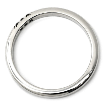 ティファニー Tiffany & Co フォーエバー ダイヤ バンドリング プラチナシルバー Pt950 ダイヤモンド リング 指輪 T＆Co. 三粒 3P プラチナ ウエディング 12.5号