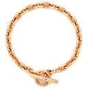 エルメス HERMES シェーヌダンクル TPM ローズゴールド K18PG ブレスレット ピンクゴールド 26コマ 18K 750 PG
