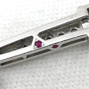 ノンブランド NON BRAND キーモチーフ ダイヤモンド ホワイトゴールド K18WG ダイヤモンド 色石 ペンダントトップ 十字架 18K 750 WG ネックレストップ カギ 鍵