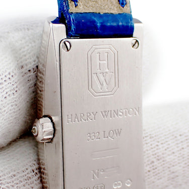 腕時計 ハリーウィンストン Harry Winston アヴェニュー C ミニ AVCQHM16WW014 クオーツ レディース K18WG無垢 純正ダイヤ アラビア