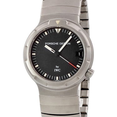 腕時計 IWC IWC ポルシェデザイン オーシャン 500 IW3523-001 自動巻き メンズ ブラック デイト チタニウム トリチウム